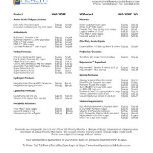 2023 Wholesale Pricelist